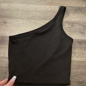 SHEIN black 1 strap tank top